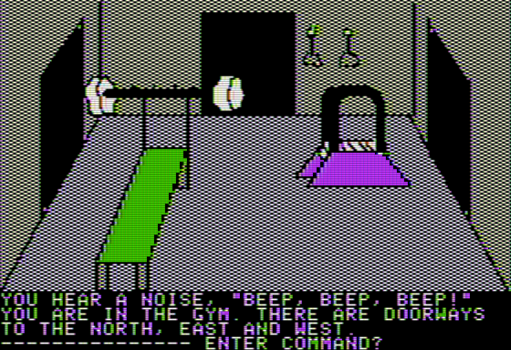 Hi-Res Adventure #0: Mission Asteroid (TV Emulation/Apple II/English)