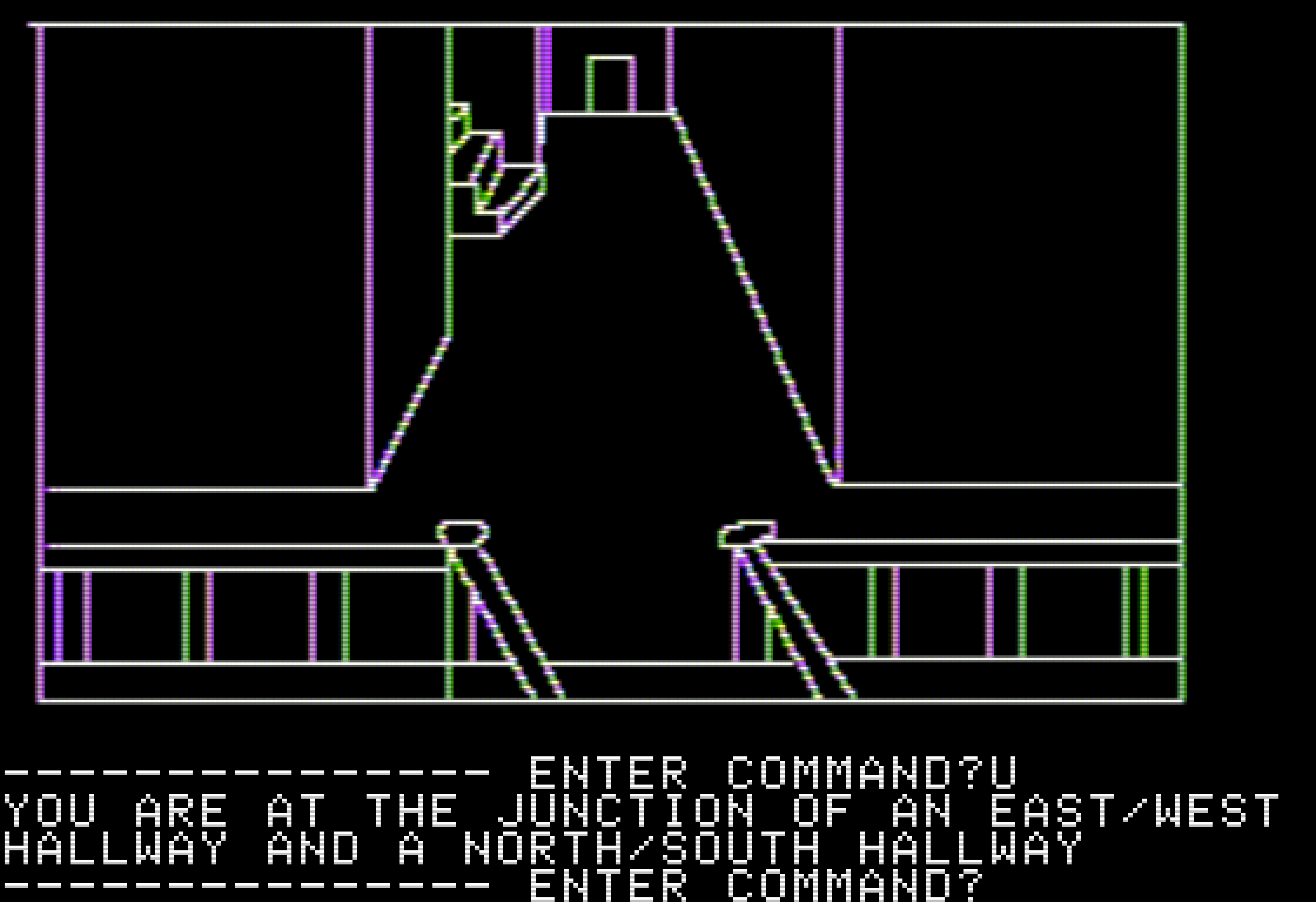 Hi-Res Adventure #1: Mystery House (TV Emulation/Apple II/English)