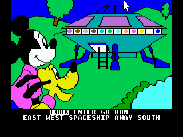 Mickey's Space Adventure (DOS/English)