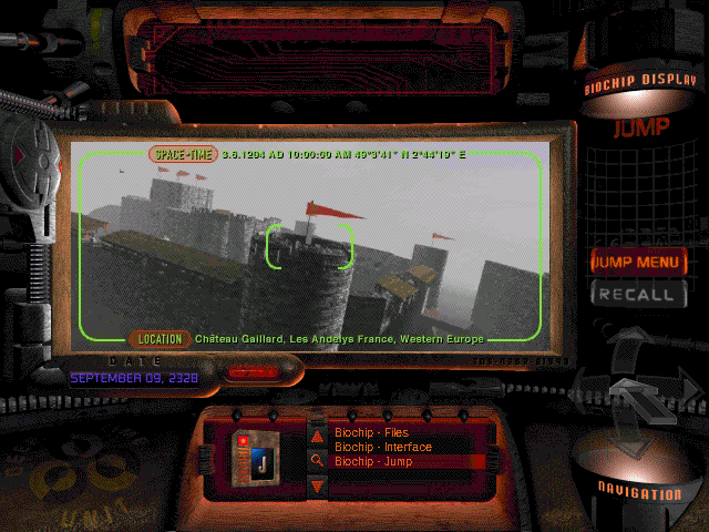 The Journeyman Project 2: Buried in Time (8BPP/Windows/English)