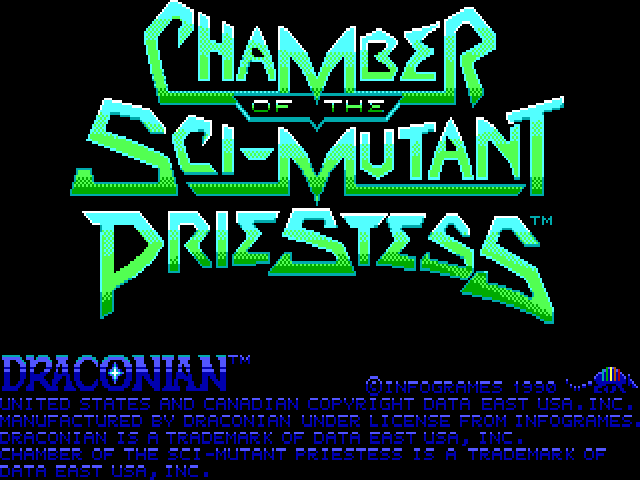 Chamber of the Sci-Mutant Priestess (US Release/DOS/English)