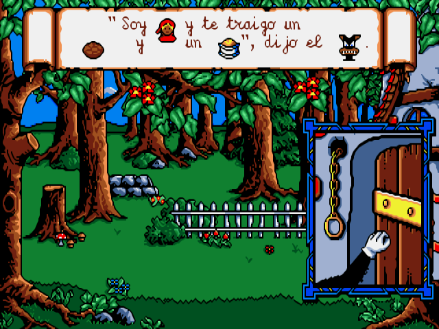 Once Upon A Time: Little Red Riding Hood (DOS/Spanish)