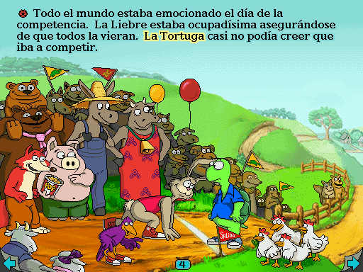 Aesop's Fables: The Tortoise and the Hare (Windows/Spanish)