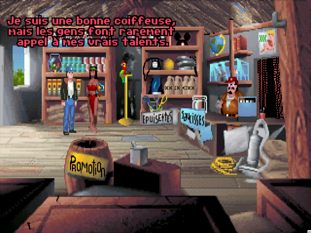 Flight of the Amazon Queen (DOS/French)