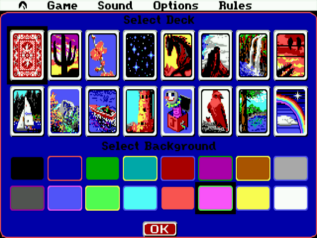 Hoyle: Official Book of Games - Volume 2: Solitaire (Amiga/English)