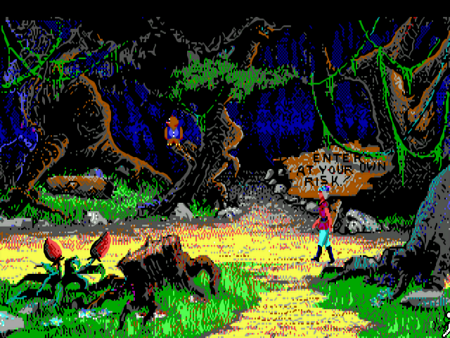 King's Quest V: Absence Makes the Heart Go Yonder! (EGA/DOS/English)