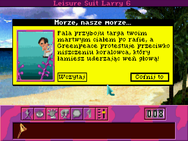 Leisure Suit Larry 6: Shape Up or Slip Out! (DOS/Polish)