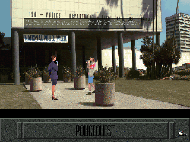 Police Quest IV: Open Season (CD/DOS/French)