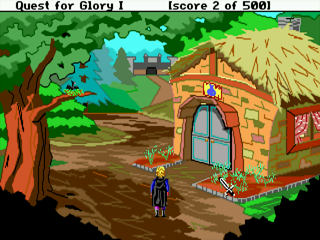 Quest for Glory I: So You Want To Be A Hero (EGA/DOS/English)