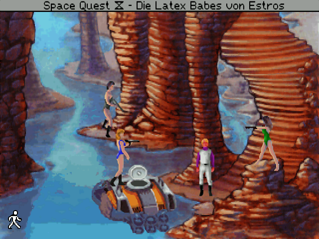 Space Quest IV: Roger Wilco and the Time Rippers (DOS/German)