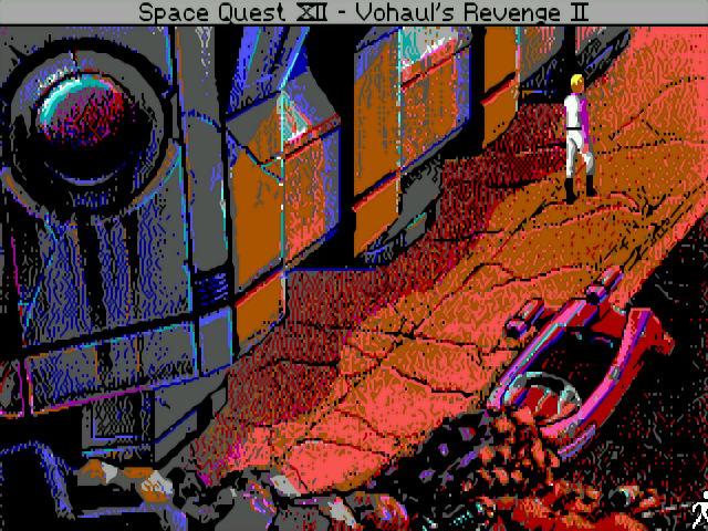Space Quest IV: Roger Wilco and the Time Rippers (EGA/DOS/English)