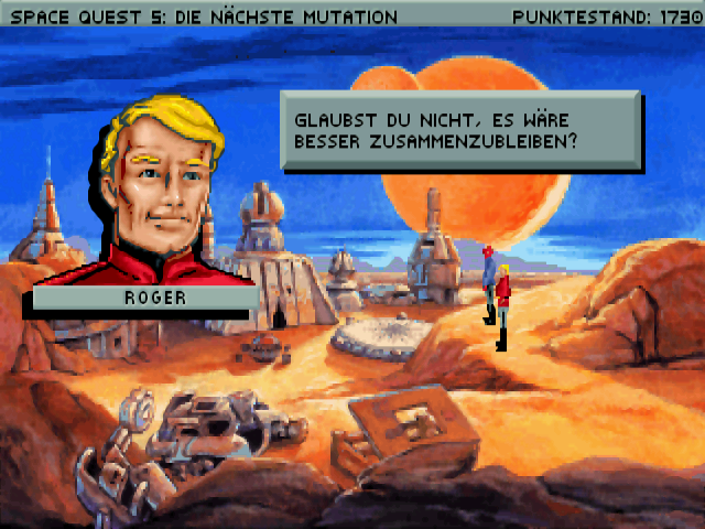 Space Quest V: The Next Mutation (DOS/German)