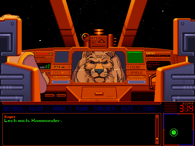Space Quest 6: Roger Wilco in the Spinal Frontier (DOS/German)