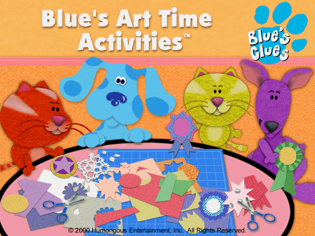 Blue's Clues: Blue's Art Time Activities (Windows/English)