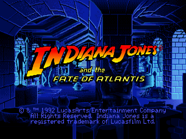 Indiana Jones and the Fate of Atlantis (DOS/English)