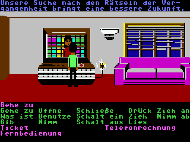 Zak McKracken and the Alien Mindbenders (Commodore 64/German)
